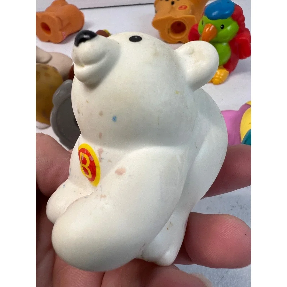 Fisher Price Little People Zoo Animal Figures Lot Giraffe Monkey Gorilla 10pc